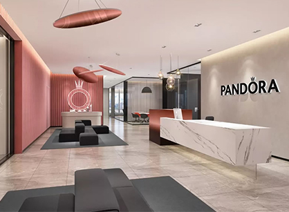 Pandora上海辦公總部是如何做裝修設計的